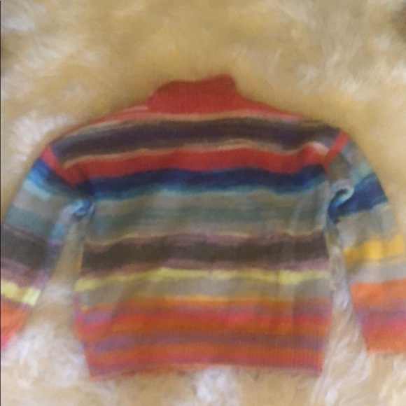 GAP | Rainbow Colorful Stripe Mock Sweater - Picture 10 of 10